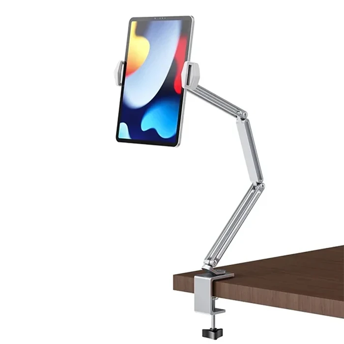 Ally 360° Dönebilen Katlanır Masaüstü Tablet Ve Telefon Tutucu - Gümüş
