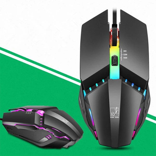 Ally K3 Işıklı Kablolu Oyuncu- Gaming Mouse - Siyah