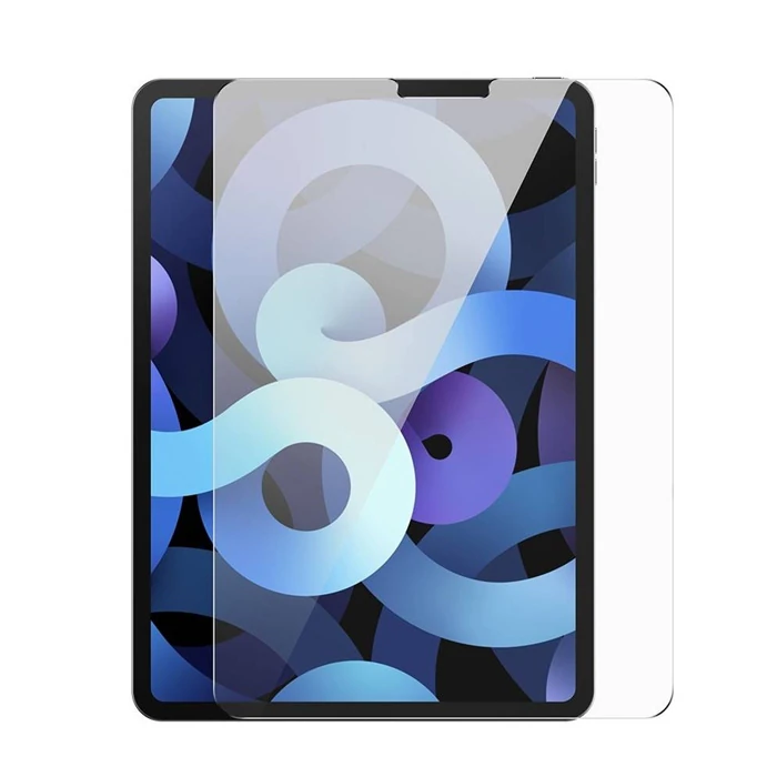Baseus 0.3mm Tempered Glass iPad Pro (2018-2022)12.9inç Full Ekran Koruyucu 2 Adet Set - Şeffaf 2