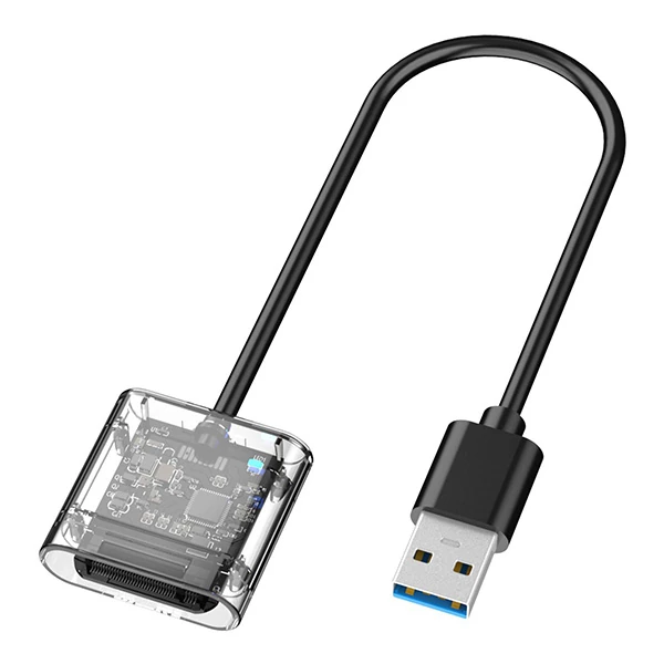Ally M.2 Sata USB 3.0 Gen1 SSD Harddisk Kutusu M.2 Ngff- JMS578 - Şeffaf 2