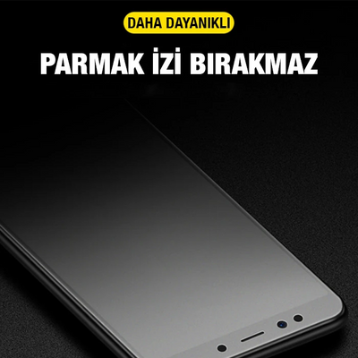 Ally iPhone 13 -13 Pro 6.1inç Full Glue Matte Tempered Cam Ekran Koruyucu