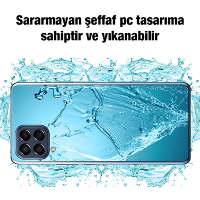 Ally SM Galaxy M33 5G (SM-M336B) Kılıf Kamera Korumalı Ultra İnce Şeffaf Kılıf