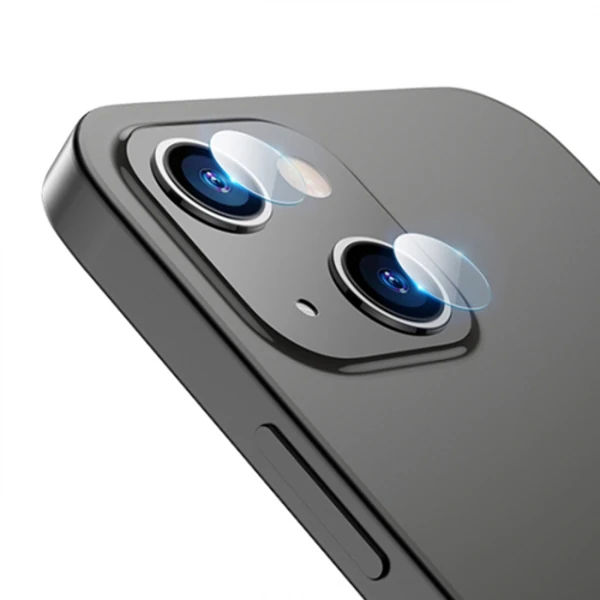 Ally İPhone 14 Tempered Glass Cam Kamera Koruyucu - Şeffaf 2