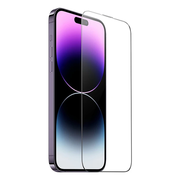 Hoco iPhone 14 Pro AR Yansıma Önleyici Temperli Cam Ekran Koruyucu - Şeffaf 2