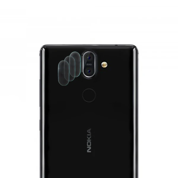 Gor Nokia 8 Sirocco Nano Kamera Koruyucu 3 Adet Set - Şeffaf 2