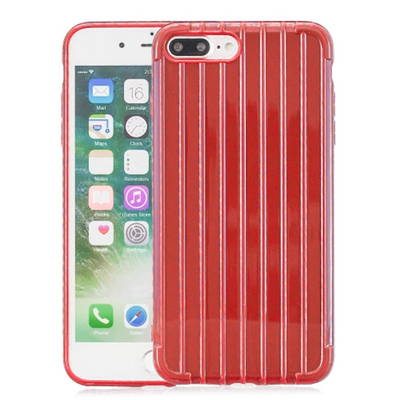 Ally iPhone 8 Plus 7Plus Trunk Lines ince Soft Silikon Kılıf