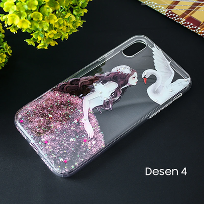 İphone X Xs 3d Diamond Elbise Şeffaf Silikon Kılıf