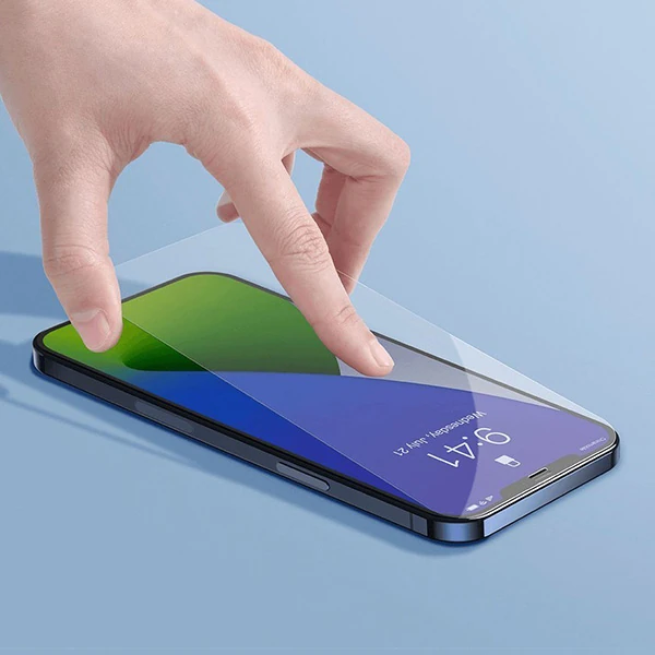 Baseus İPhone 12 Pro Max 6.7 0.3mm Ful Tempered Cam Ekran Koruyucu 2 Adet Set - Şeffaf 2