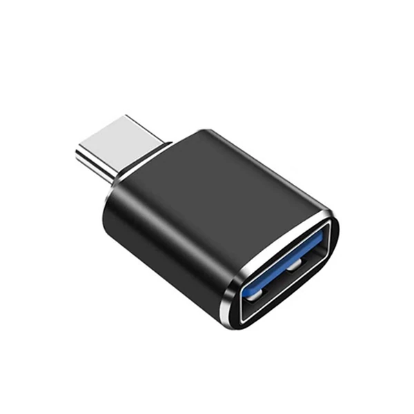 Ally Usb Type-C Dönüştürücü Otg Adaptör - Siyah