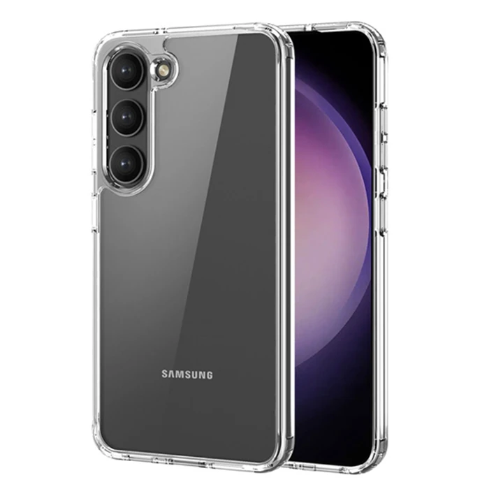 Dux Ducis SM Galaxy S23 Plus Clin Series Shockproof Şeffaf Silikon Kılıf - Şeffaf 2