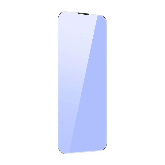 Baseus iPhone 15 Plus Full Koruma Anti Mavi Işık Tempered Cam Ekran Koruyucu 2 Adet Set - Şeffaf 2