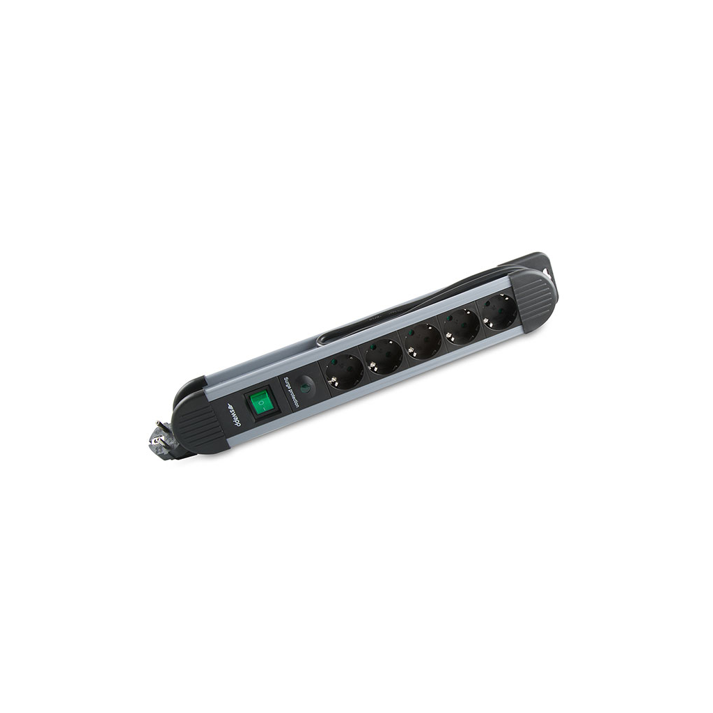 S-Link S-Lınk Swapp SPGKS05 5 Soket Akım Korumalı Priz 1.5Mt Kablo 900 Joule (Gri) %100 Bakır(1923)