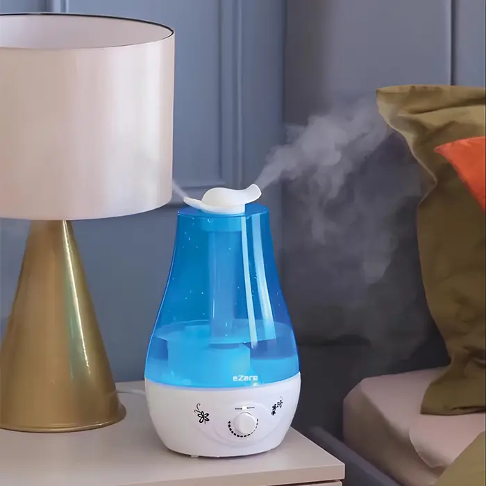 Ezere QTUM9 Çift Sprey Ultrasonik Hava Nemlendirici 3.5L KLS-204 - Beyaz
