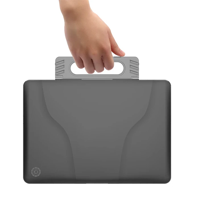 Ally Huawei MateBook D14 Ultrabook Portatif Alt Üst Kılıf Çanta - Siyah