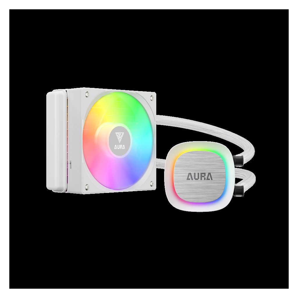 Gamdias Gamdıas Aura GL120 V2 WH White Edition 120mm RGB 1 Fanlı CPU Sıvı Soğutma(1923)