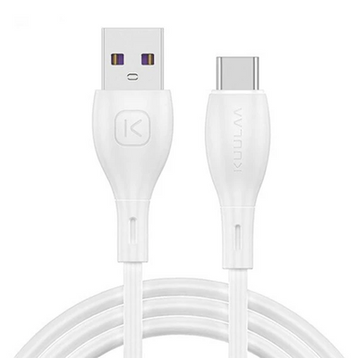 Kuulaa Liquid Silicone USB Type C QC3.0 Hızlı Şarj Kablosu 1metre