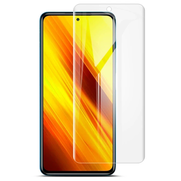 Xiaomi Poco X3 Full Kaplama Hidrojel Film Ekran Koruyucu - Şeffaf 2