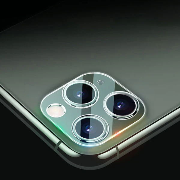 iPhone 12 6.1 Pro Full Tempered Kamera Koruyucu Kırılmaz Cam - Şeffaf 2