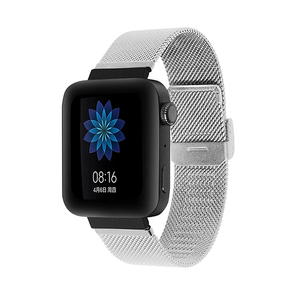 Xiaomi miui watch Akıllı Saat 18mm Akıllı Saat Çelik Toka Kayış Kordon - Siyah
