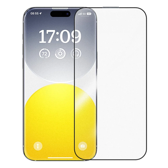 Baseus Crystalline iPhone 15 HD Tempered Full Koruma Cam Ekran Koruyucu - Şeffaf 2