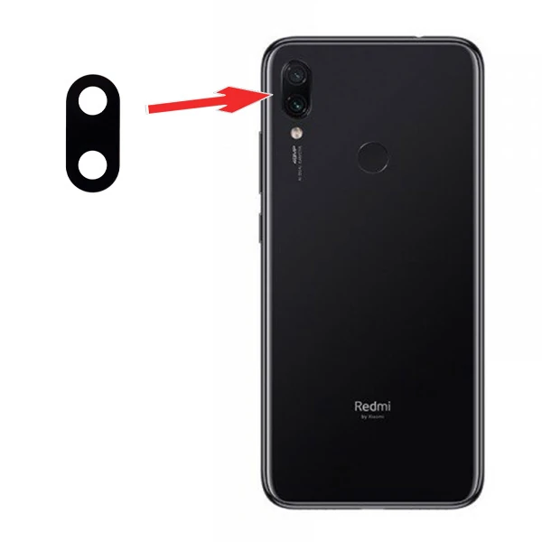 Xiaomi Redmi Note 7 Arka Kamera Lens Cam - Siyah