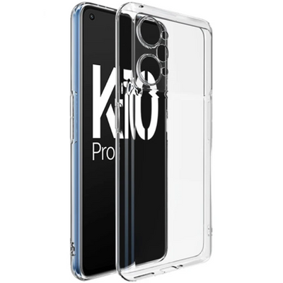 Ally Oppo K10 Pro 5G Kılıf Kamera Korumalı Ultra İnce Şeffaf Silikon Kılıf