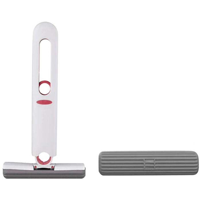 Ezere Çok Amaçlı Mini tezgah üstü Paspas Mini Mop + 2 Yedek Uç - Beyaz