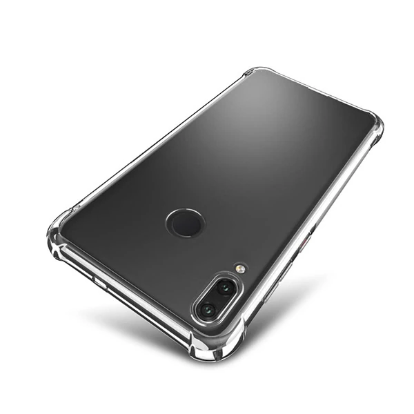 Huawei Y7 2019Y7 Prime 2019 Anti-Drop Darbe Emici Silikon Kılıf - Şeffaf 2