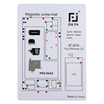 Jıafa JF-870 iPhone 11 Pro Max Mıknatıslı Çalışma Hasırı Vida Gostergeli
