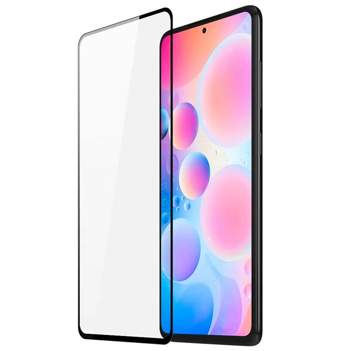 Dux Ducis Redmi Note 10 Pro -K40+Pro Tempered Cam Ekran Koruyucu 9D Full Kaplama - Siyah