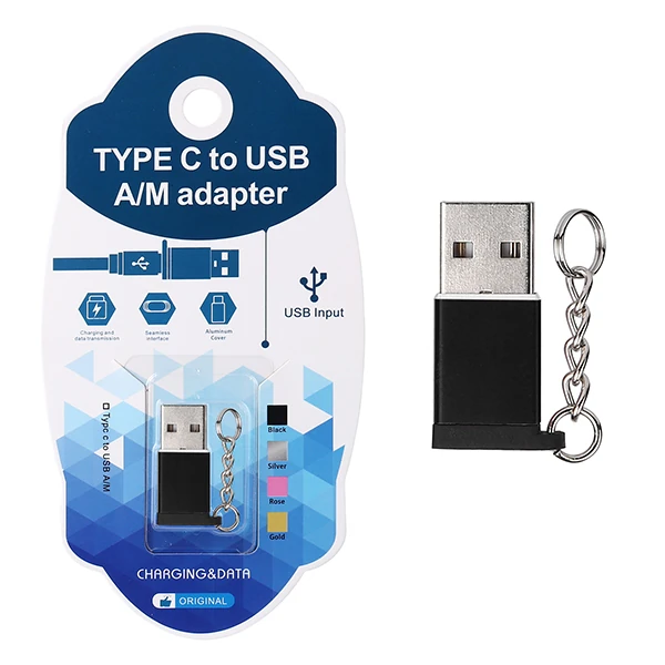 Ally USB 3.0 Erkek to USB 3.1 Type-C Dişi Dönüştürücü Başlık Adaptör - Siyah