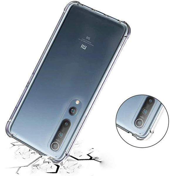 Ally Xiaomi Mi 10/10 Pro Anti-Drop Darbe Emici Silikon Kılıf - Şeffaf 2