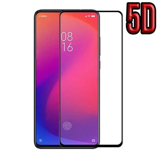 Xiaomi Redmi K20-K20 Pro-Mi 9T 5d Full Kaplama Kırılmaz Cam Ekran Koruyucu - Siyah