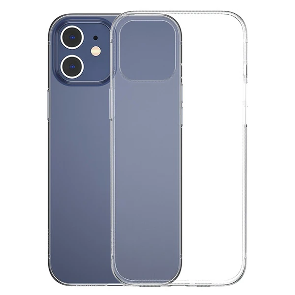 Baseus Simple Case İPhone 12 Mini 5.4 İnce Silikon Şeffaf Kılıf - Şeffaf 2