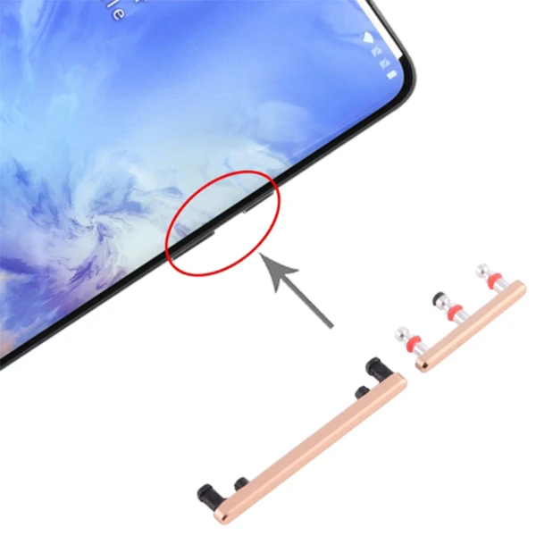 OnePlus 7 Pro Yan Ses On Off Tuşları - Gri