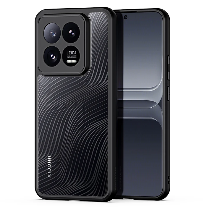 Dux Ducis Xiaomi 14 Pro Aimo Series Premium Buzlu Sert PC-TPU Kılıf - Siyah