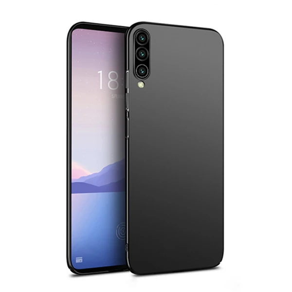 Meizu 16XS Kamera Korumalı Fit Silikon Kılıf - Siyah