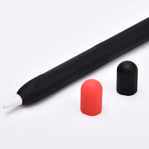 Ally Apple Pencil 2 İçin Koruyucu Kaymaz Silikon Kılıf - Siyah