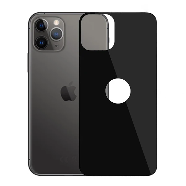 İPhone 11 Pro Max 6.5 inch Full Arka Koruma Tempered Kırılmaz Cam - Siyah