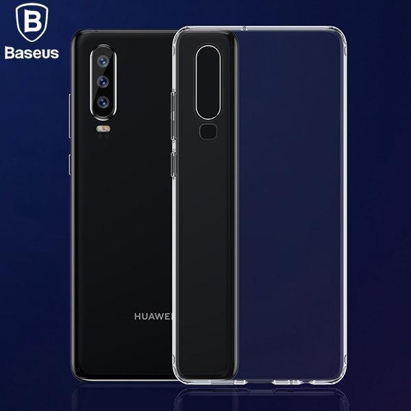 Baseus Huawei P30 Simple Ultra İnce Kamera Korumalı Silikon Kılıf - Şeffaf 2