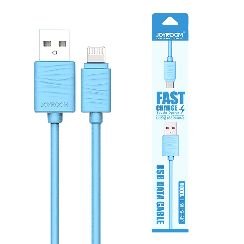 Joyroom İphone Lightning 1metre Hızlı Şarj Usb Kablo - Pembe