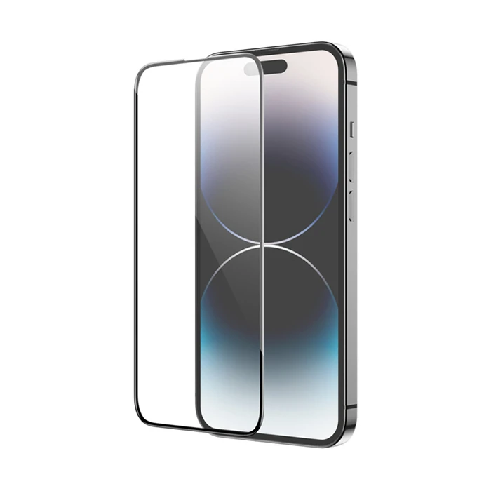 Hoco Guardian Shield Series iPhone 15 5D Tempered Kırılmaz Cam Ekran Koruyucu 10 Adet Set - Şeffaf 2