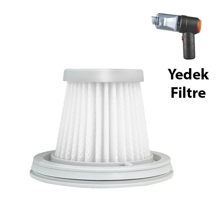 Ally 6000r Araç Süpürgesi için Yedek Filtre - Beyaz