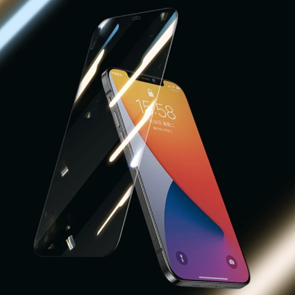 Ally iPhone 12 Pro Max 6.7-inch Tempered Cam Ekran Koruyucu - Şeffaf 2