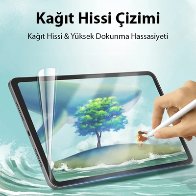 Ally iPad Mini 6 (2021) ve Mini 7 (2024) Paper Like Film Darbe Emici Pet Ekran Koruyucu