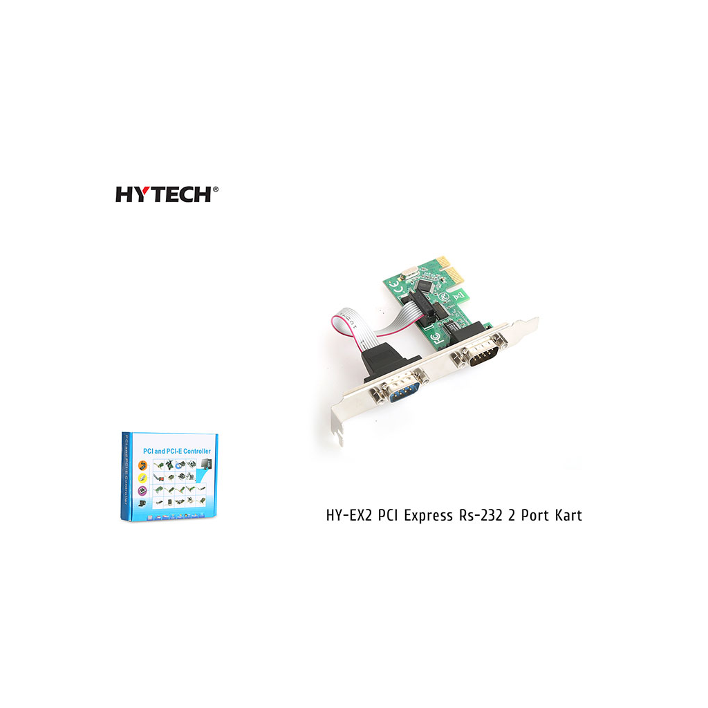 Hytech HY-EX2 PCI Express TO Seri Port (RS232)(1923)