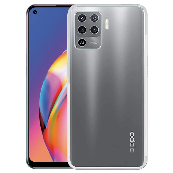 Ally Oppo F19 Pro Kılıf Kamera Korumalı Ultra İnce Şeffaf Silikon Kılıf - Şeffaf 2
