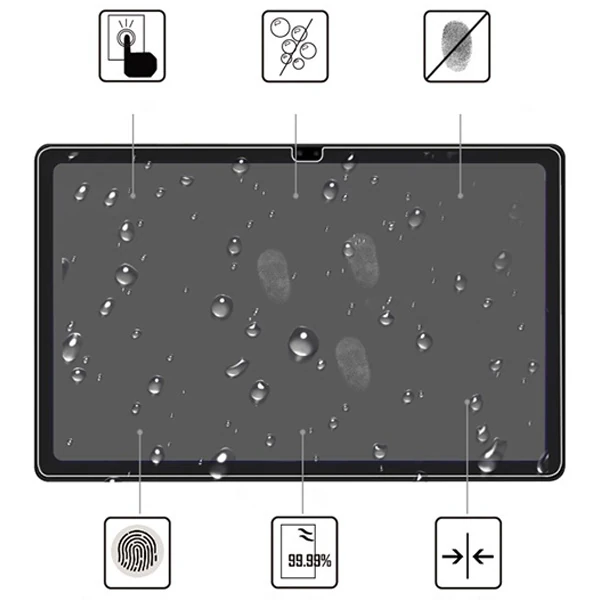 SM Galaxy Tab A7 10.4 (2020) T500/T505 Tempered Cam Ekran Koruyucu - Şeffaf 2