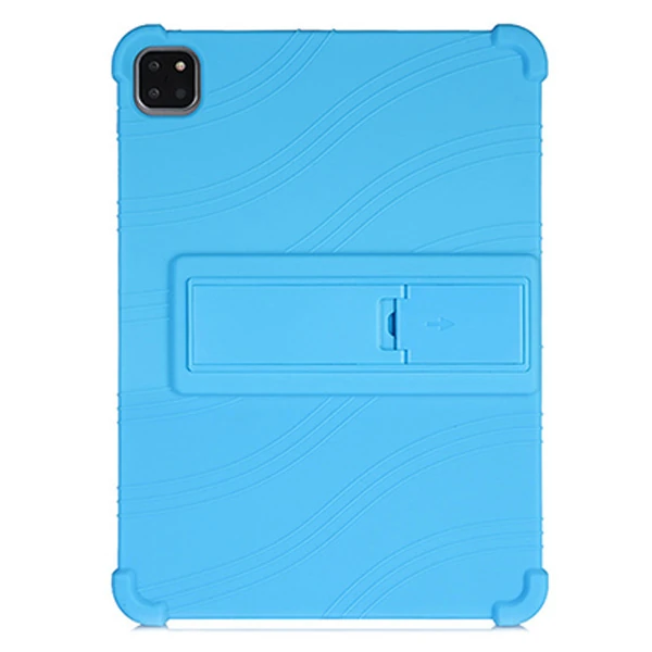 Ally iPad Air 10.9 İnç Standlı Silikon Kılıf 20202022 - Açık Mavi
