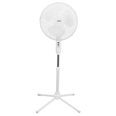 Everest FAN10 Beyaz EcoWind 3 Kademeli Hız 40cm 3 Kanat Pervane ve Çerçeve 45W Otomatik Salınım Yükseklik Ayarlı Vantilatör(1923)